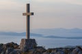 Sveti Nikola highest peak on the island of Hvar Royalty Free Stock Photo